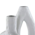 thumbnail image 4 of SAFAVIEH Paolette Solid Abstract Ceramic Vase, Set of 2, Stone Grey, 4 of 5