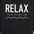 thumbnail image 3 of Instant Message - Relax Lake Time - Women's Lightweight French Terry Long Sleeve Shirt, 3 of 6