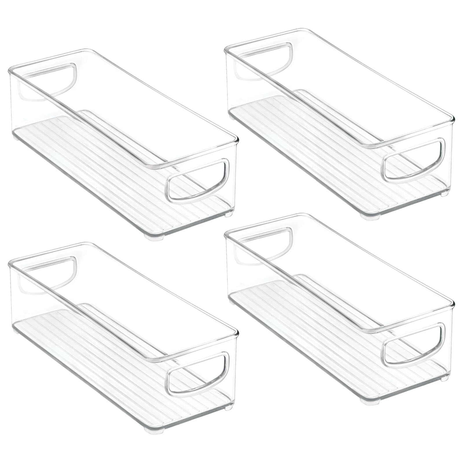 Simply Tidy Clear Jewelry Organizer Box – 10" X 6.5" X 7.2" With Adjustable Compartments & Snap Closure