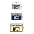 thumbnail image 5 of Classic Framed Computer Room Sign (Blue) - Large, 5 of 5