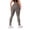 Brown, variant on Women's Knit Tight Height Waist Breathable Outdoor Running Fitness Pants Hip Yoga Pants Womens Bottoms Pink M