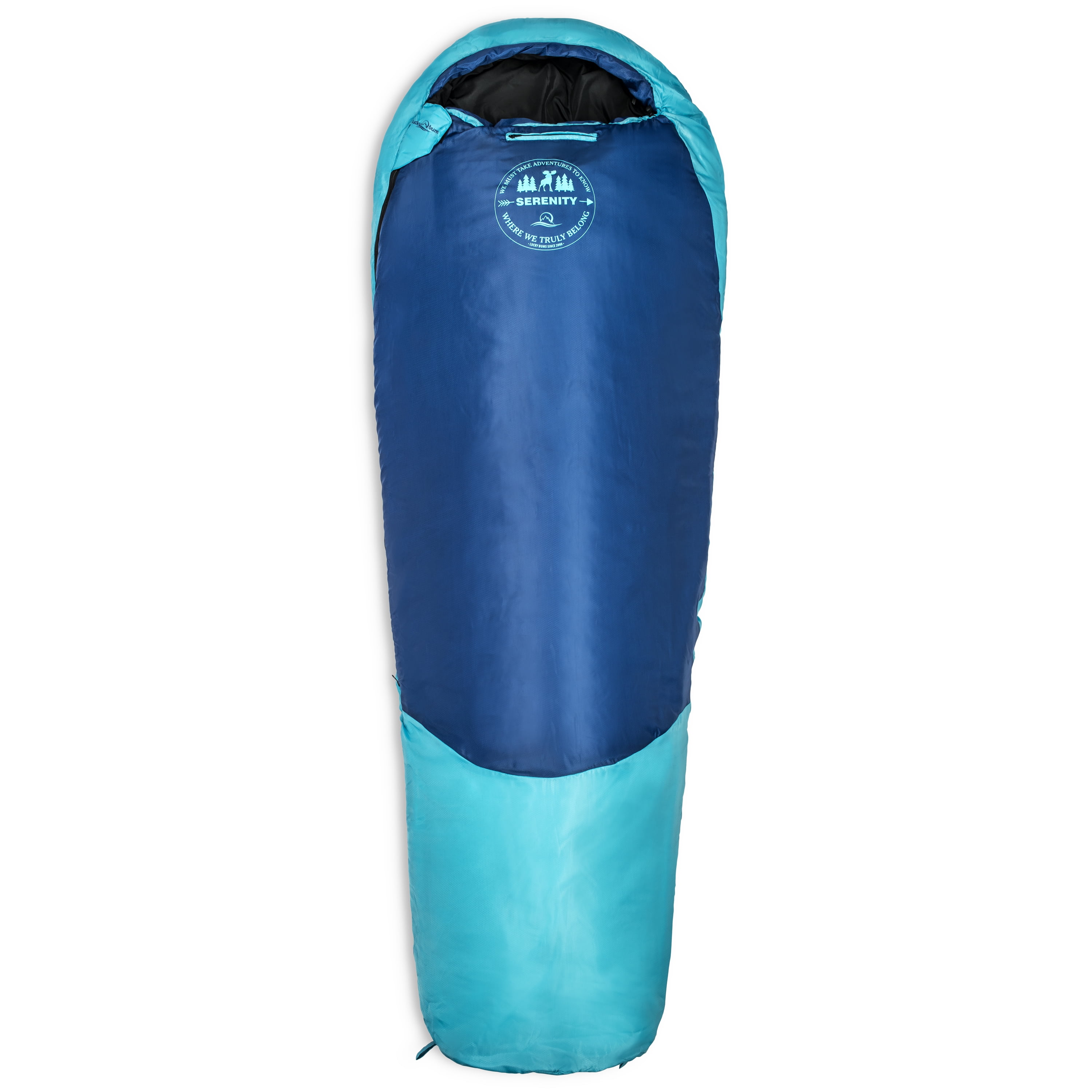 Lucky Bums Youth Serenity II 25F/-4C Temperature Rated Mummy Style