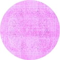 thumbnail image 1 of Ahgly Company Indoor Round Abstract Purple Modern Area Rugs, 8' Round, 1 of 4