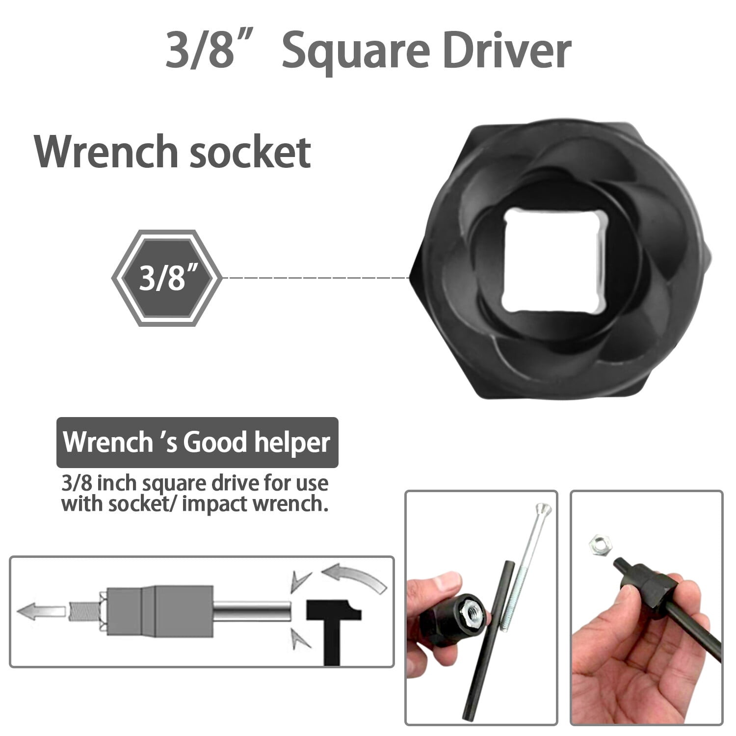 Damaged Lug Nut Lock Remover Twist Socket Set Screw Extractor Tool 9-19mm 11 PCS