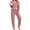 C-Pink, variant on UVN Pajamas Sets for Women Long Sleeve Button Down Tops and Pants 2 Piece Outfit Fall Sleepwear Pjs Lounge Sets with Pockets