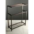 thumbnail image 3 of Kingston Brass SCC8367 Edenscape Freestanding Iron Towel Rack, Brushed Brass, 3 of 20