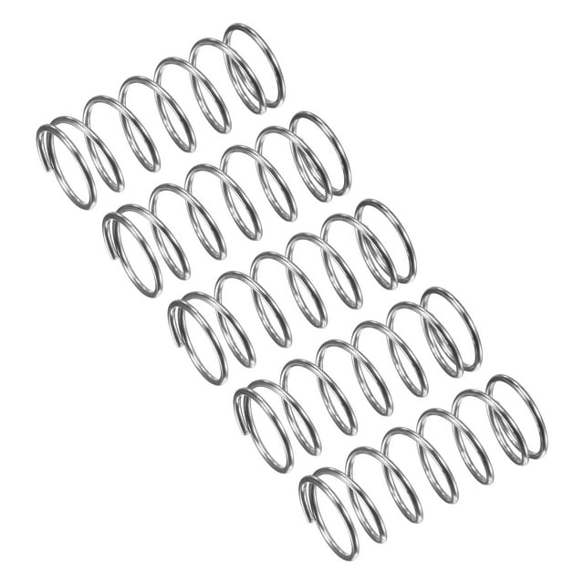 Unique Bargains Compression Spring, 15 Pack 304 Stainless Steel, 15mm OD, 1.2mm Wire, 35mm Length