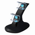 thumbnail image 3 of Wireless Dual Charging Station for PS5 Controllers - Plane-Travel Safe Charger with Blue LED Indicators, Fast Charging, Anti-Slip Base | PS5 Accessories, 3 of 6