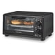 thumbnail image 1 of Horno Tostador Electrico Hamilton Beach 4 Rebanadas para Hornear y Asar Compacto para Pizza 9” con Temporizador 1100W, 1 of 9