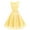 Yellow, variant on Market In The Box Women Floral Lace V Neck Sleeveless Bridemaid Party Dress