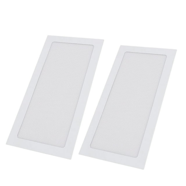 2 UNIDS DIY CAJA DE LA PC FILTRO DE MALLA DE POLVO PVC PC VENTILADOR DE MALLA DE POLVO PC ENFRIADOR DE FILTRO MARCO MAGNÍTICO ORDENADOR VENDILADOR ENFRIADOR DE POLVO FILTRO