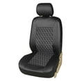 thumbnail image 6 of Kqiang 9Pcs Car Seat Cover Pu Leather Protector Universal Full Set Front Rear For Jeep, 6 of 9