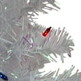 thumbnail image 4 of Northlight Pre-Lit Iridescent Pine Artificial Christmas Tree - 2' - White - Multicolor Lights, 4 of 5