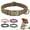 Coffee, variant on Didog Soft Leather Personalized Dog Collar Custom Brass Nameplate Engraved Small/Large