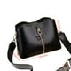 thumbnail image 3 of Mujer Bolso de Cuero Sintético, Shoulder Bag con Cremalleras, Grande Capacidad, Para Viaje y Compras, Resistente, Impermeable, Organizador, Portátil, con Correa Ajustable, Cuero Sintético,, 3 of 9