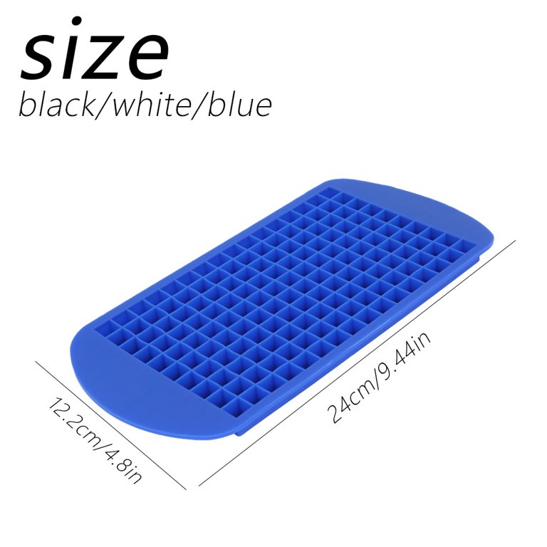 160 Grid Silicone Ice Tray Mini Square Crushed Small Ice Cube Maker Silica  Gel Mould Mold Kitchen Gadgets Bar Accessories Tools