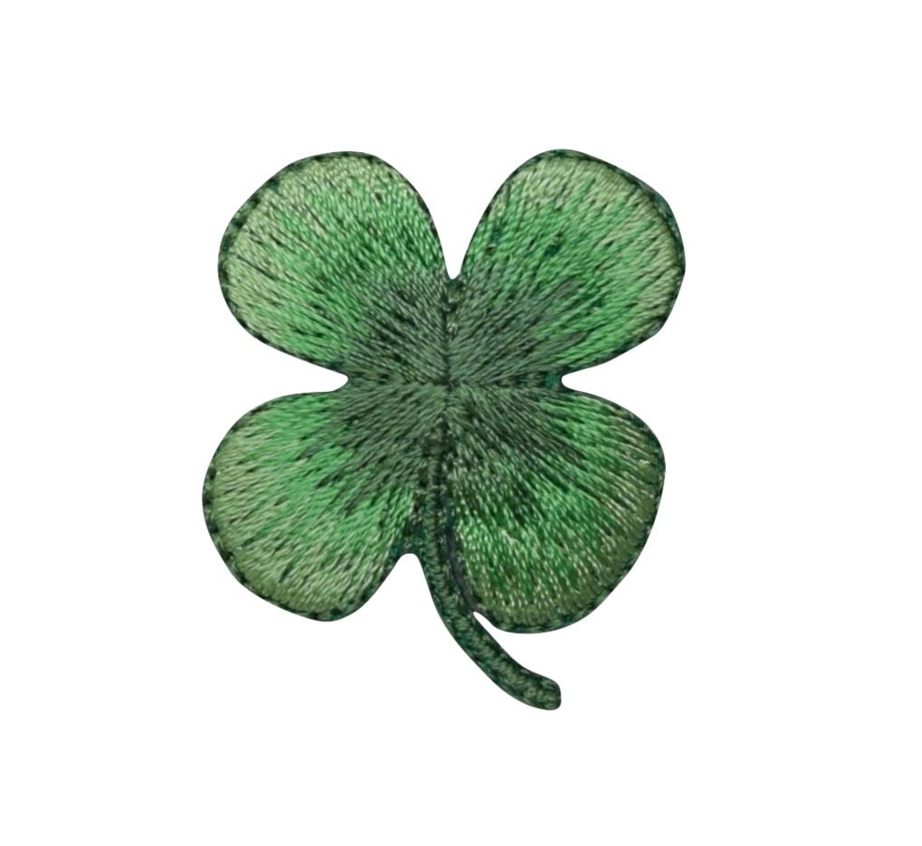 IRON ON SEQUIN SHAMROCK AND MOUSE APPLIQUE 3469-K 