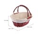 thumbnail image 2 of unbranded 1Ud Cesta Portátil Tejida Para Picnic Y Organización De Color Marrón, 2 of 6