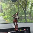 thumbnail image 1 of Deadpool Car Pendant - Cartoon Design, Book Reading Action Figure, Car Interior Accessory, 1 of 1