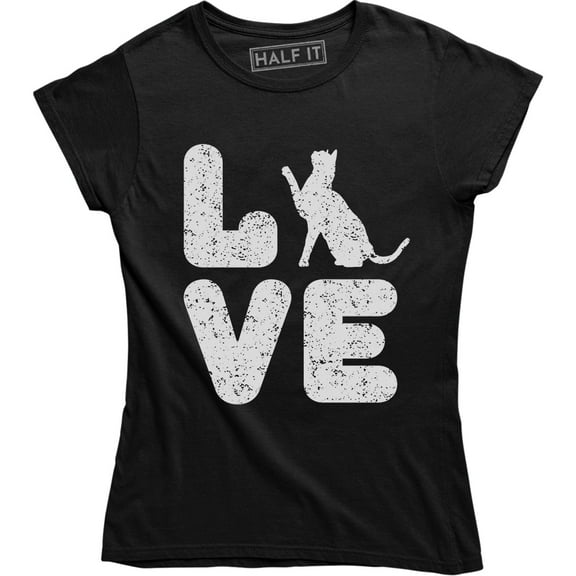 Love Cat Funny Cutie Cute Kitten Animal Pet Lover Women's T-Shirt