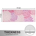 thumbnail image 5 of Kitchen Rugs Sets Of 2,Pink Floral and Petal Pattern Anti Fatigue Kitchen Mat Rugs Non Slip Washable,Decorative Kitchen Floor Mats for Kitchen,Sink,Laundry,17"X47", 5 of 5