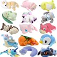 thumbnail image 2 of Kawaii Pokemon Sleep Cubone Slowpoke Chikorita Psyduck Lucario Piplup Peluches juguetes Lapras Furret Dragonair Mew Peluche muñeca, 2 of 5
