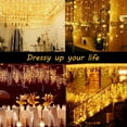 thumbnail image 7 of LED Icicle Lights, Christmas Holiday Decorations, String Lights, Energy Efficient LED, for Indoor Outdoor Use, Winter Icicle Design | Yellow KTFgvq, 7 of 7