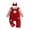 d-538Red228, variant on Girls Long Sleeve Striped O-Neck Romper Bodysuit Floral Suspender Skirts Outfit Sets Classic Clothes Sets
