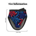 thumbnail image 3 of Pofeuu Red White Blue Fireworks Print Thickened Mini Silicone Oven Mitts Heat Resistant, Rubber Oven Mitt Gloves, Finger Pinch Grips, Pot Holder, Silicone Potholder, 3 of 7