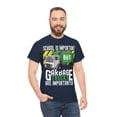 thumbnail image 2 of School is Important But Garbage Trucks are Importanter Unisex T-Shirt, 2 of 5