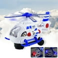 Mini Model Aircraft Helicopter LED Flash Light Sound Kids Toy Stress