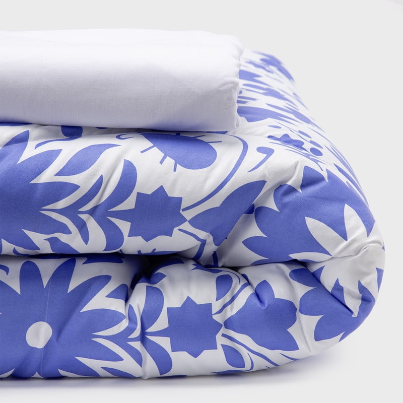 Combo 28 Plumón México Reversible Azul 1.5 Plazas