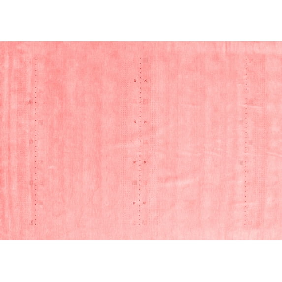 Ahgly Company Indoor Rectangle Solid Red Modern Area Rugs, 3' x 5'