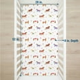 thumbnail image 5 of Wildkin Kids 100% Cotton Fitted Crib Sheet for Boys and Girls (Horses Pink), 5 of 9