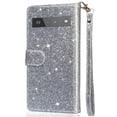 thumbnail image 4 of Case for FOXDOCK Google Pixel 6 Pro Glitter Zipper Wallet Case with Short Hand Strap, 4 of 4