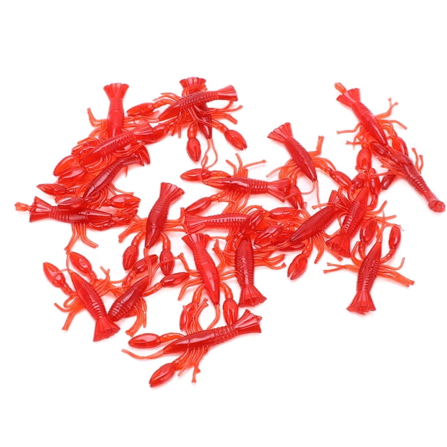 Cebo de pesca, Señuelos de pesca de camarones Señuelos de pesca suaves y brillantes Señuelos de camarones brillantes Lograr más Jadeshay A