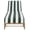 Tan/Hunter Green Stripe, variant on Safavieh Callan Steel Outdoor Lounge Chairs, Tan/White