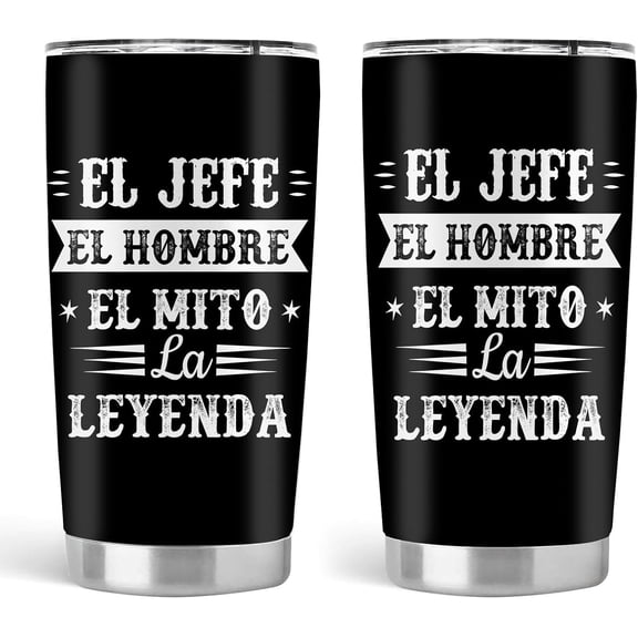 Regalos Para Papa, Regalos Para Papá En Español, Regalo Para El Dia Del Padre, Mexican Dad Stainless Steel Insulated Tumbler with Lid and Straw 20Oz