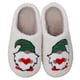 thumbnail image 2 of Zapatillas navideñas de piel esponjosa, planas, de felpa, con punta cerrada, para hombres y mujeres, 2 of 9