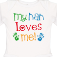 thumbnail image 4 of Inktastic My Nan Loves Me Boys or Girls Long Sleeve Baby Bodysuit, 4 of 5