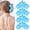 Blue, variant on 4PCS Hawaiian Plumeria Flower Hair Clips - Large Non-Slip Matte Claw Clips for Women, Strong Hold Beach Hair Accessories