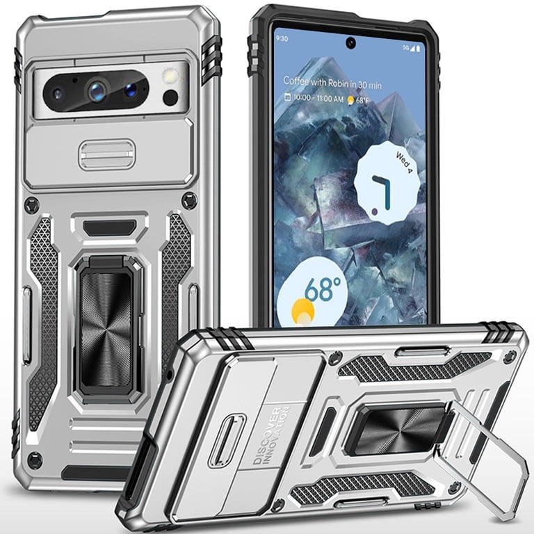 For Apple iPhone 12 / 12 Pro Hybrid Case with Rotation Ring Stand