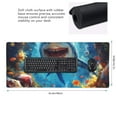 thumbnail image 2 of Hirioo Colorful Underwater Shark for Mouse Pad ,Anti-Slip Base, Durable Stitched Edges, Perfect for Gaming, Office, and Home Use,16x35.5in, 2 of 9