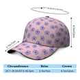 thumbnail image 5 of Garden Print Baseball Cap Adjustable Snapback Spring Ready, 5 of 7