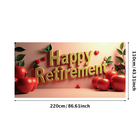 LUUFILx Retirement Backdrop Banner Blue Balloons Stars Decoration Party Supplies Celebration Background Happy Retirement New Journey Photography Props Decorations