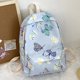thumbnail image 5 of Mochila De Mujer Con Estampado De Mariposas Mochilas Escolares Multifuncionales Para Deporte (Azul), 5 of 8