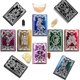 thumbnail image 5 of Juego De 2 Unidades De Moldes De Resina Para Cartas De Tarot, 24 Cartas Arcanas Principales, Molde De Silicona De Grado Alimenticio Para Colgante, Llavero, Juego, Decoración Del Hogar Serendint AP005854-00, 5 of 6