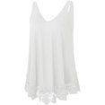 thumbnail image 2 of HSHDLDF Plus Size Swing Lace Flowy Tank Top for Women, 2 of 4
