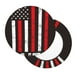 thumbnail image 2 of Balery USA Flag Cross Fundas de asiento para taburete de bar redondo de tela de terciopelo ajustables que protegen de arañazos y manchas para sillas de 14 a 17 pulgadas.-13 inch, 2 of 7