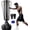 Black 72.8'' with Boxing Gloves, variant on 70'' Freestanding Punching Bag with Boxing Gloves Heavy Boxing Bag with Suction Cup Base for Adult Men Stand Kickboxing Bag
